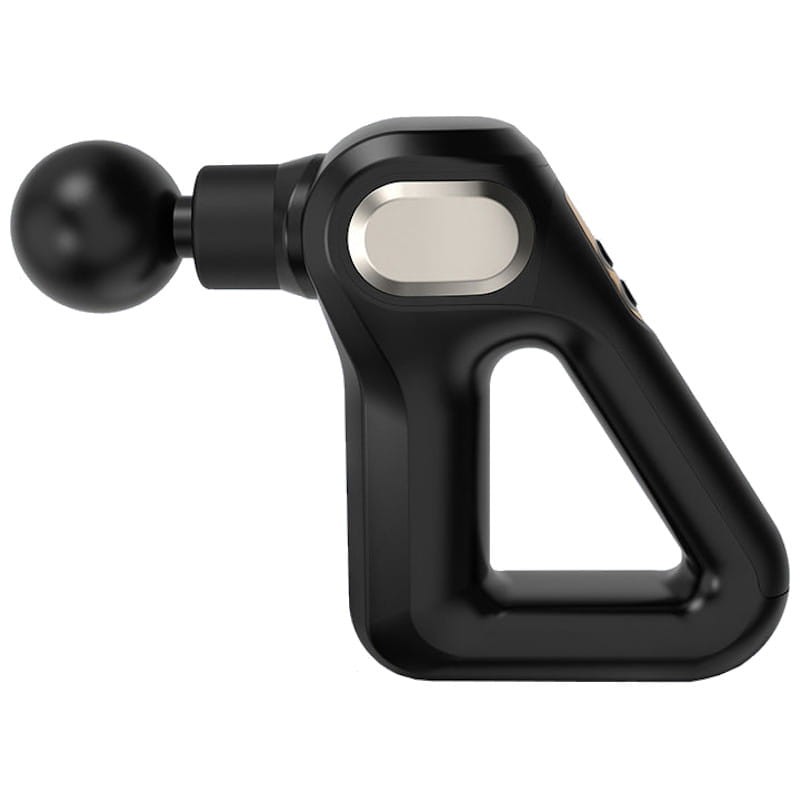 Pistola de Massagem Muscular 8 Cabeças 12 Níveis LCD Touch Preto - Item