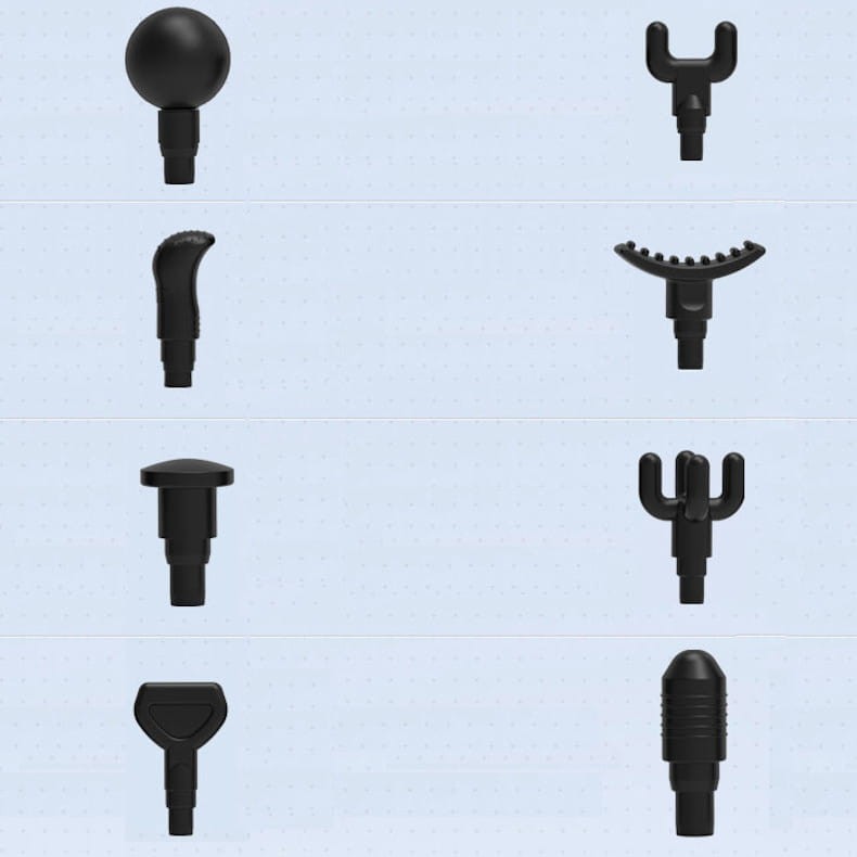 Pistola de cheap masaje cabezales