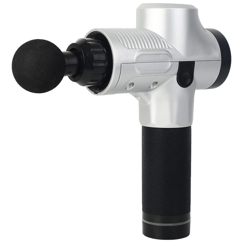 Pistola de Masaje Muscular MG-009 6 Cabezales 30 Niveles Blanco - Ítem