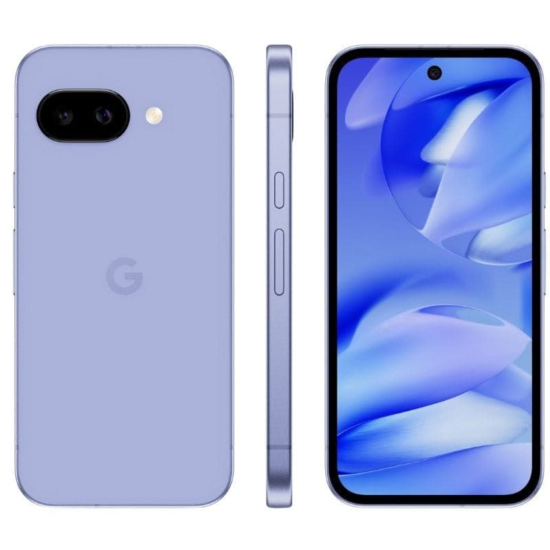 Google Pixel 9a 5G 8GB/256GB Lilás imagem de todos os lados