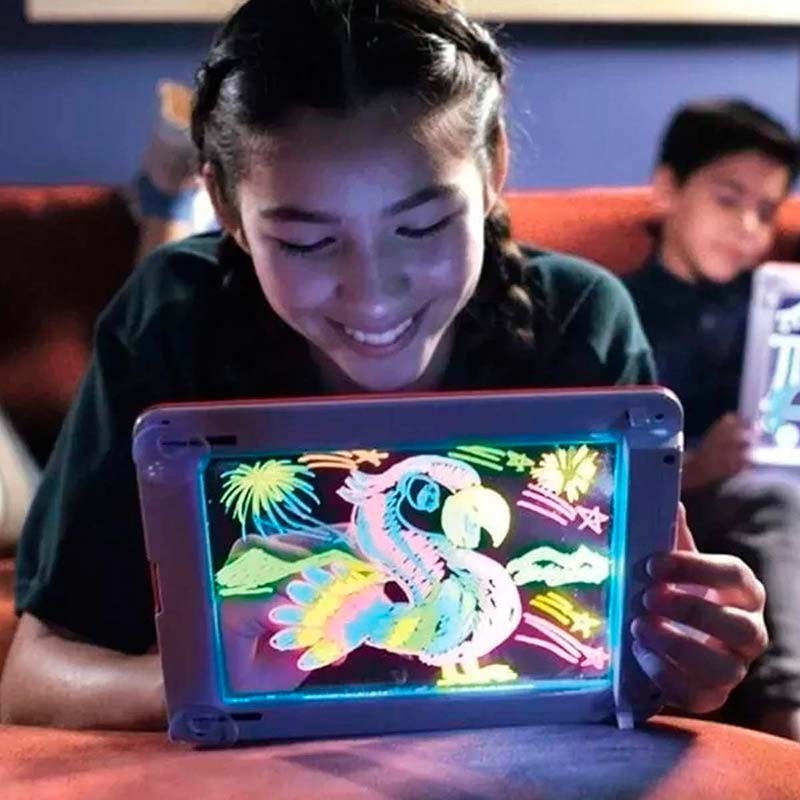Tableau 3D Magic Drawing Enfants Bleu - Ítem5