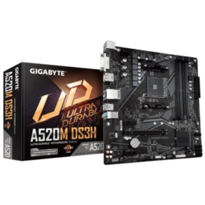 Motherboard Gigabyte A520M DS3H AM4 micro ATX 