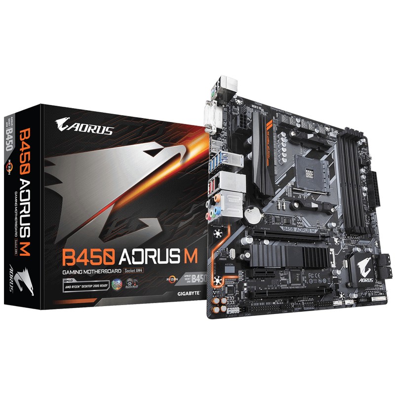 Motherboard AM4 Gigabyte B450M AORUS