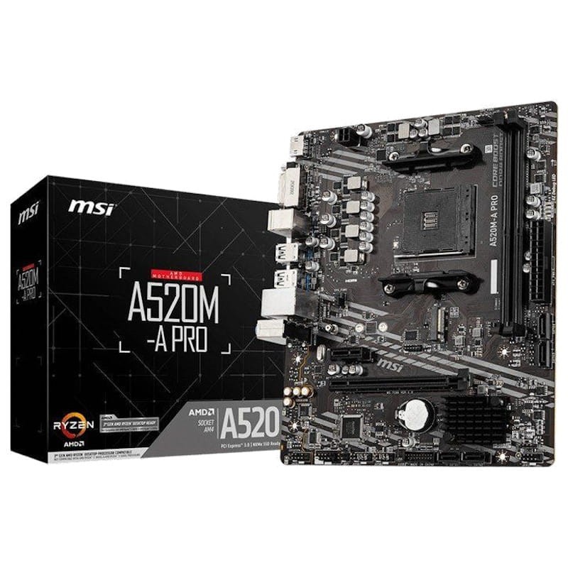 Placa Base MSI A520M-A PRO AM4 - Ítem