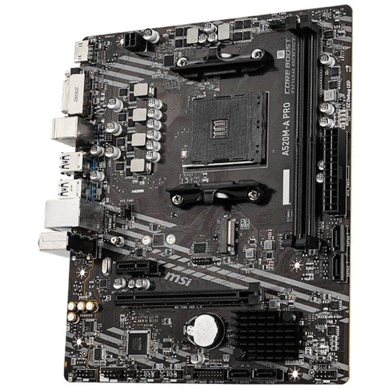 Carte mère MSI A520M-A PRO AM4 - Latéral