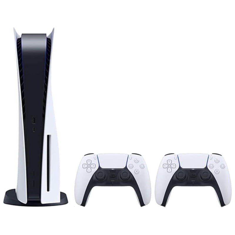 Console PS5 Standard avec Deux Manettes Dualsense Blanche - Ítem