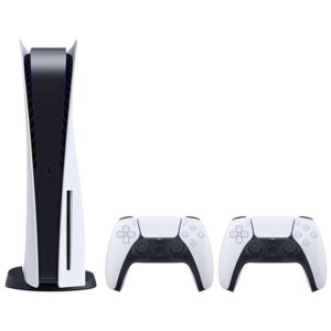 Console PS5 Standard avec Deux Manettes Dualsense Blanche