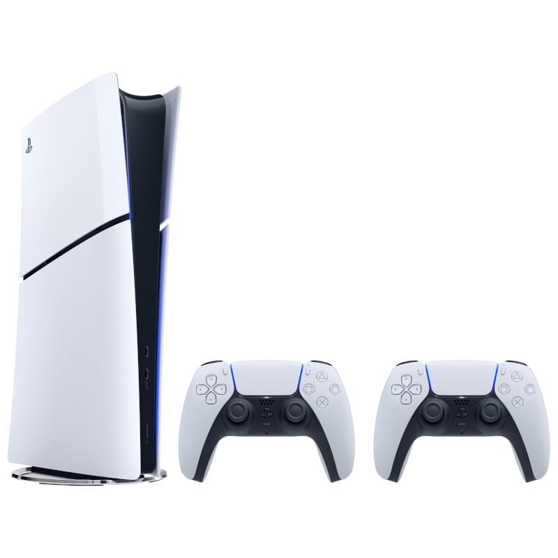 Playstation 5 Slim Digital (PS5) 1 TB Blanco + 2 Dualsense - Consola SONY - Ítem