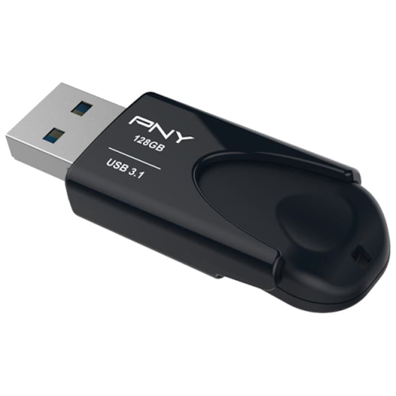 PNY Attaché 4 128 Go USB 3.1 Gen 1 Noir - Arrière