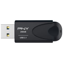 PNY Attache 4 256GB USB 3.1 Gen 1 Negro - Frontal