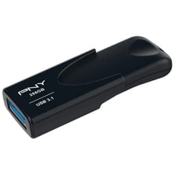 PNY Attache 4 256GB USB 3.1 Gen 1 Negro - Cerrado