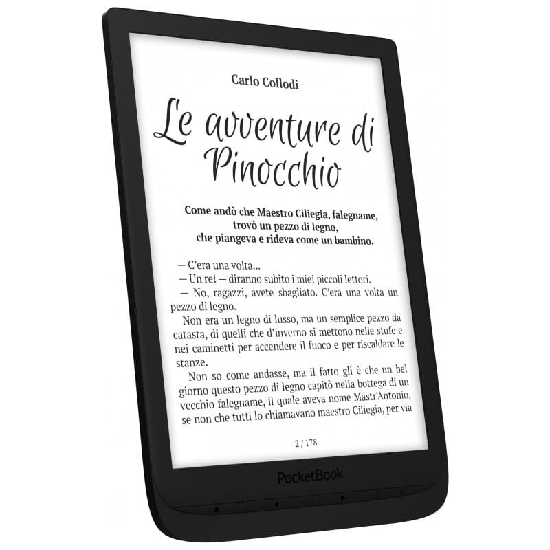PocketBook InkPad 3 eReader 8GB com Luz frontal Regulável Preto - Item1