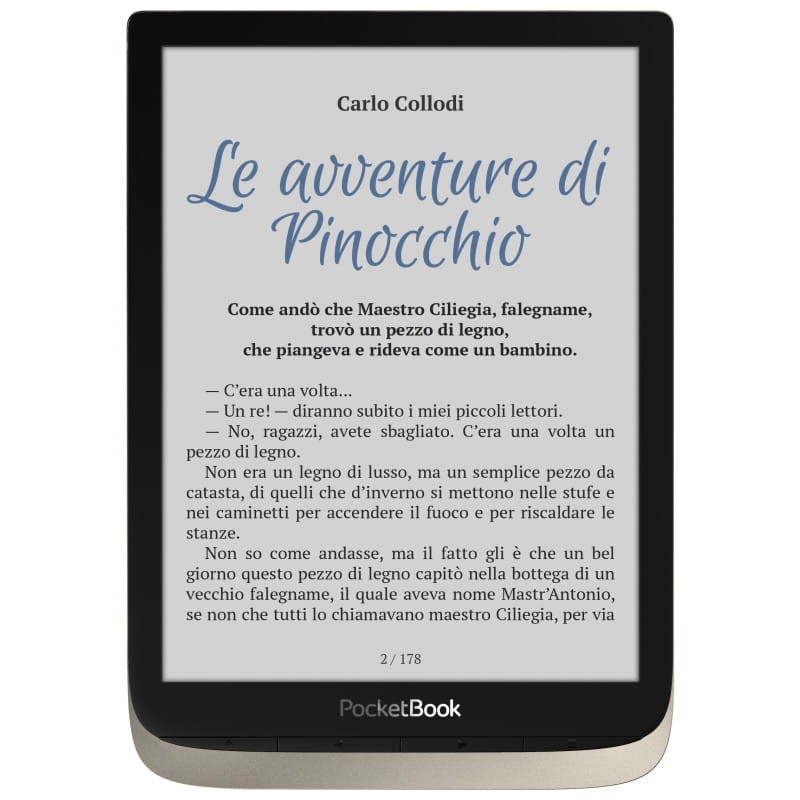 PocketBook InkPad Color eReader 16GB Wifi Prata
