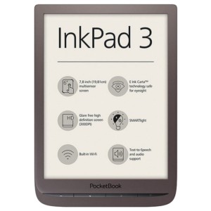 PocketBook InkPad 3 - eReader - Pantalla 7.8 tactil - 8GB - Wifi - Marrón - PB740-X-WW