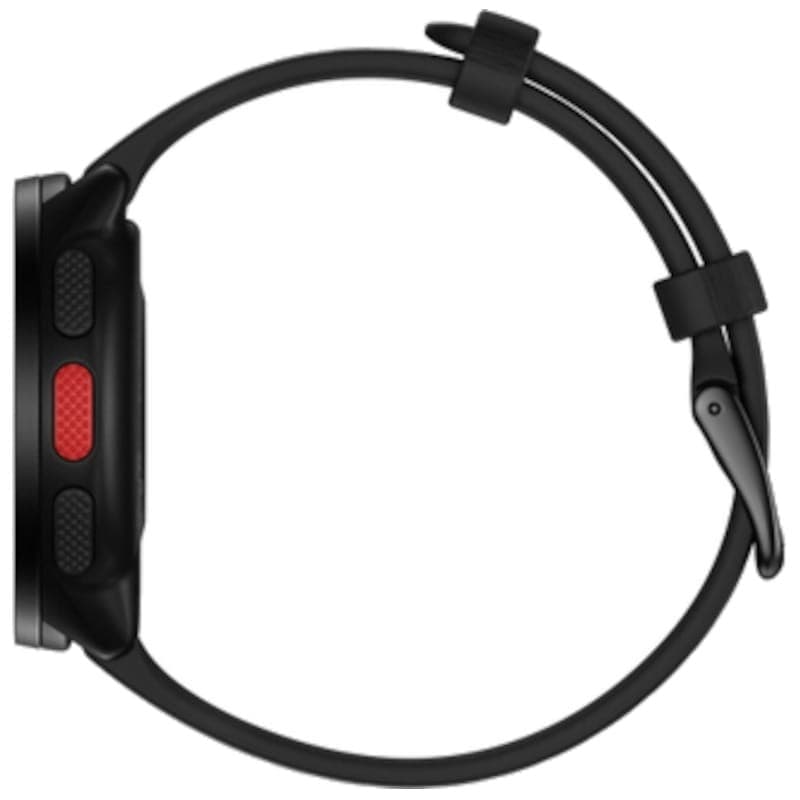 Polar Pacer Black - vista lateral do relógio inteligente