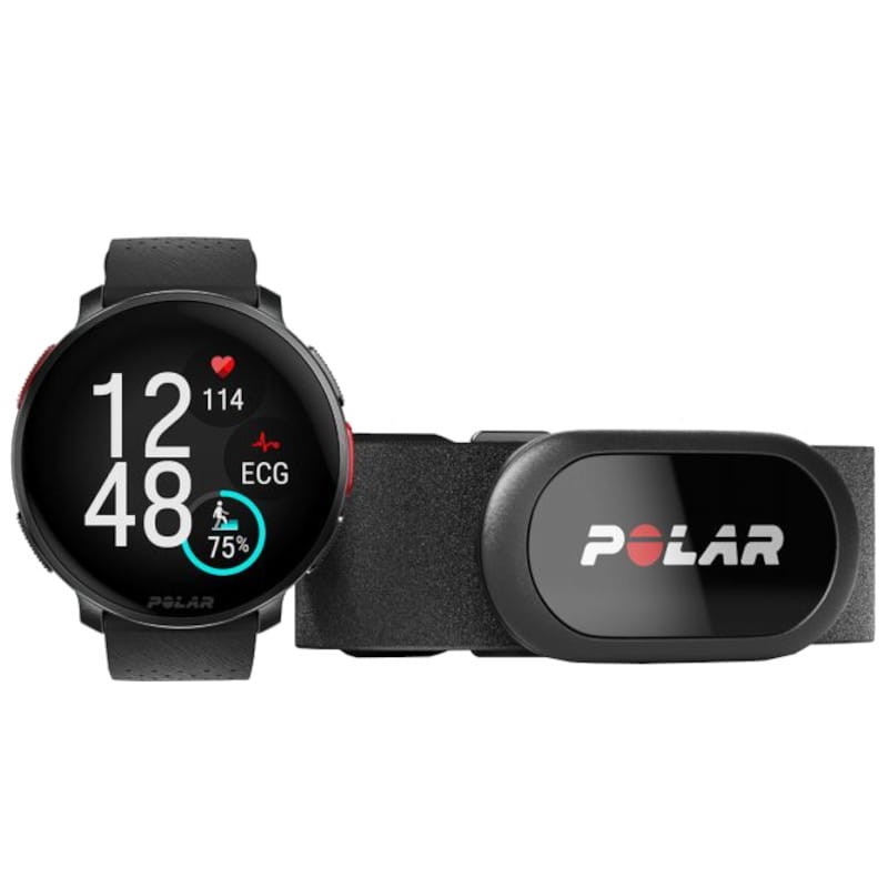 Polar Vantage V3 Preto + Faixa Peitoral - Relógio Inteligente - Item