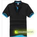 Polo Basic Negro y Azul - Hombre - Ítem