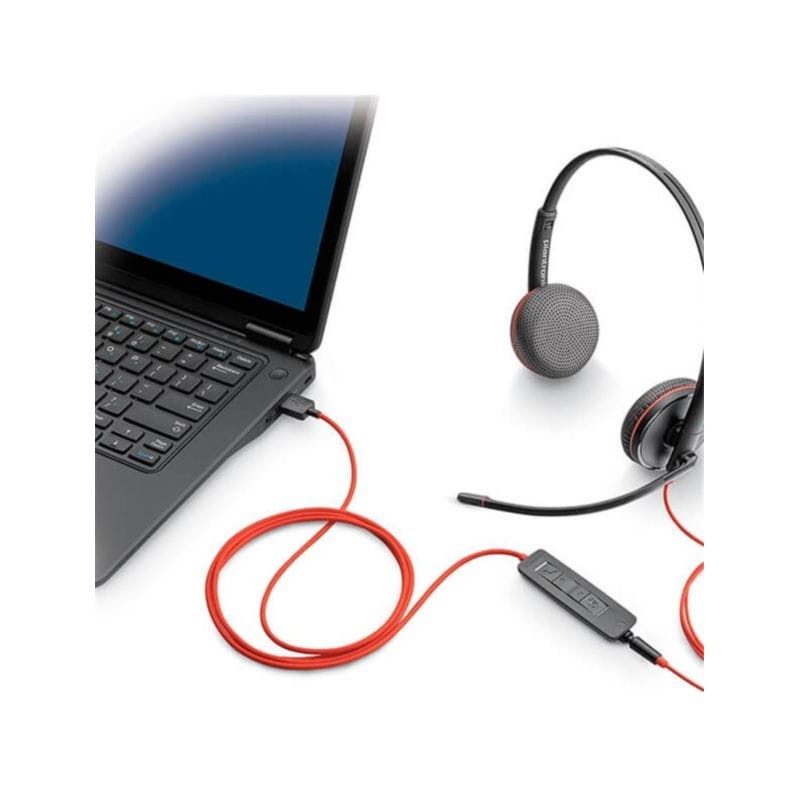 Poly Blackwire C3225 USB tipo A Negro – Auriculares PC - Ítem2
