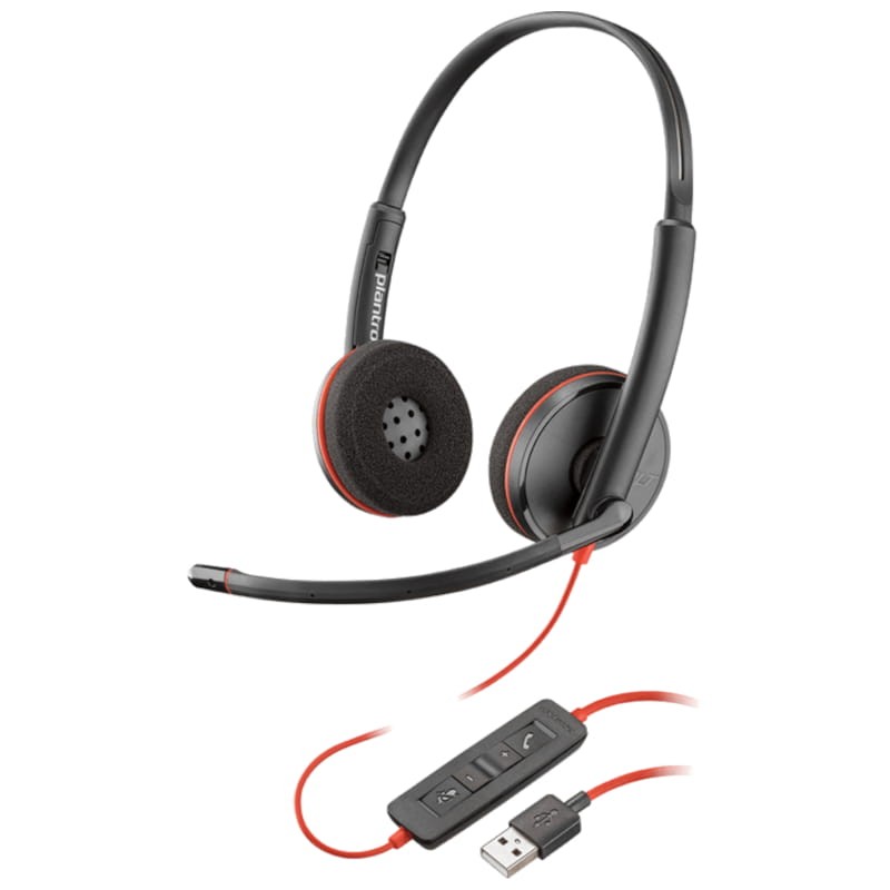 Poly Blackwire C3220 USB Tipo A Negro - Auricular - Ítem
