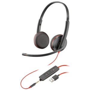 Poly Blackwire C3225 USB tipo A Negro – Auriculares PC