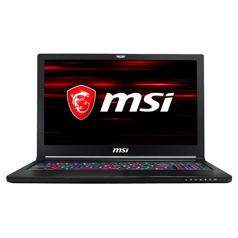 Gaming MSI GS63 8RD-043XES Stealth i7-8750H/16GB/256GB SSD+1TB/GTX1050Ti/FreeDos - 9S7-16K612-043 - Laptop 15.6