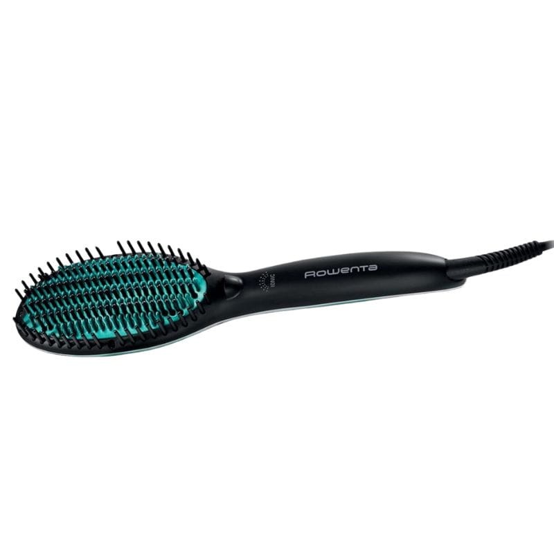 Rowenta Power Straight CF5820 Noir, Vert - Brosse à lisser chauffante - Ítem