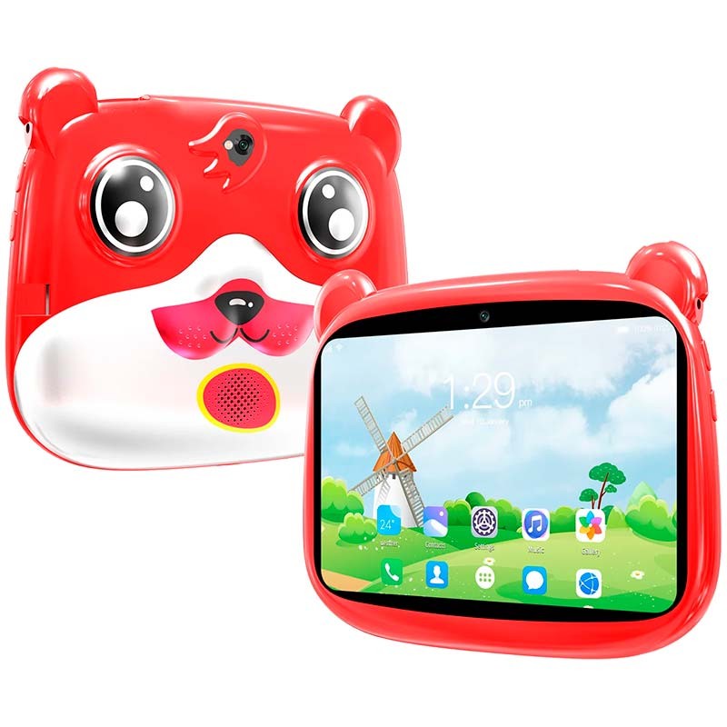Tablet para crianças Powerbasics Q8C1 Vermelho - Item