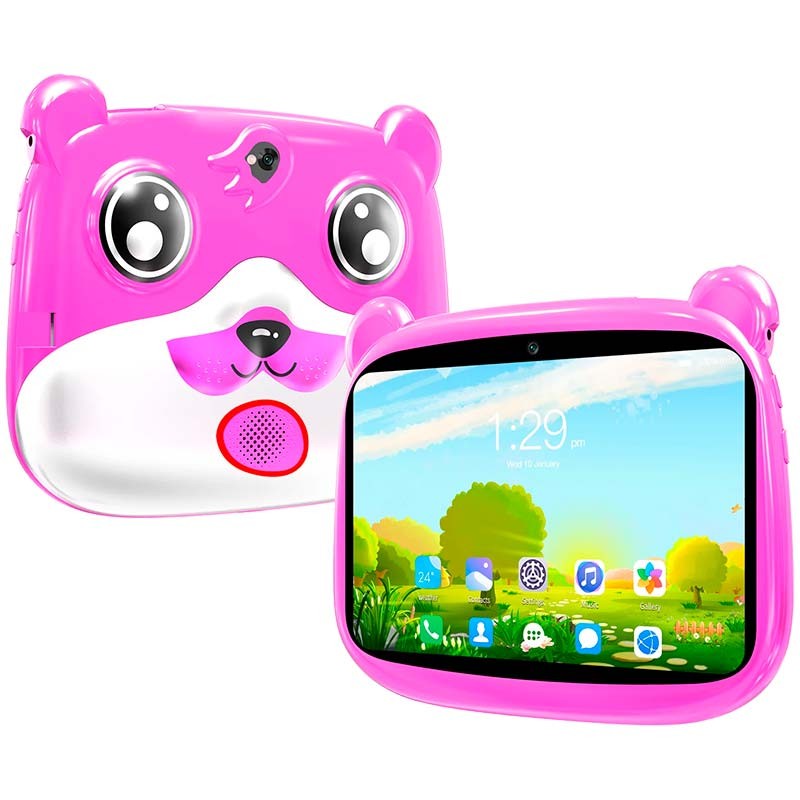 Tablet para crianças Powerbasics Q8C1 Rosa - Item