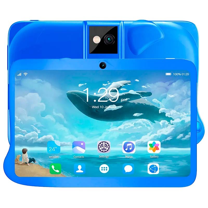 Tablet para crianças Powerbasics Q8C2-2 Azul - Item