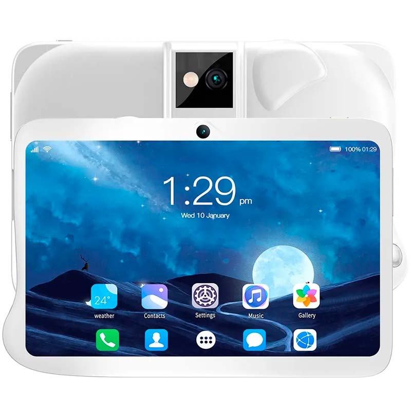 Tablet para crianças Powerbasics Q8C2-2 Branco - Item