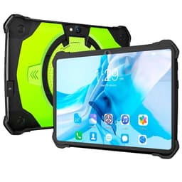 Vista frontal e traseira do Tablet para Crianças Powerbasics Q8C2-JJ Verde