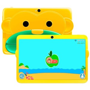 Tablet para crianças Powerbasics Q8C2 Amarelo