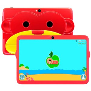 Tablet para crianças Powerbasics Q8C2 Vermelho