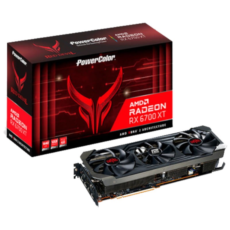 PowerColor Red Devil AMD Radeon RX 6700 XT 12 GB GDDR6 - Tarjeta Gráfica - Ítem