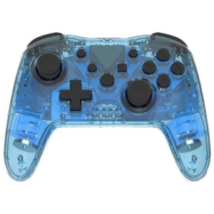 Manette Powergaming NS015 Bleu Transparent RVB