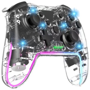 Manette Powergaming NS015 Cristal RVB