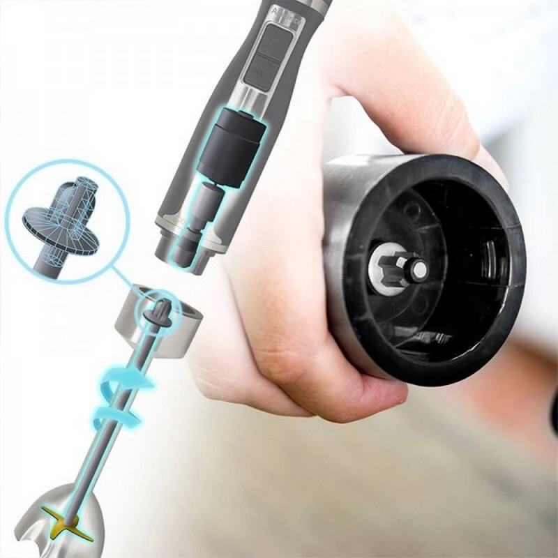 Batidora PowerGear 1500 Pro - plano con todos los accesorios que incluye - Ítem13