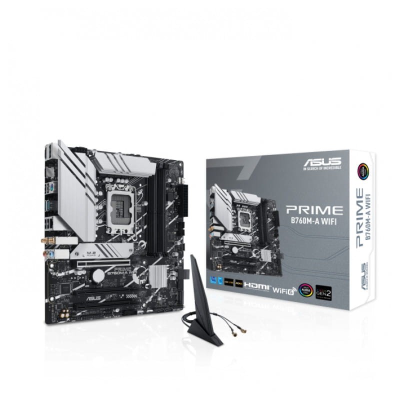 ASUS PRIME B760M-A Intel LGA 1700 128GB Micro ATX Negro - Placa base - Ítem