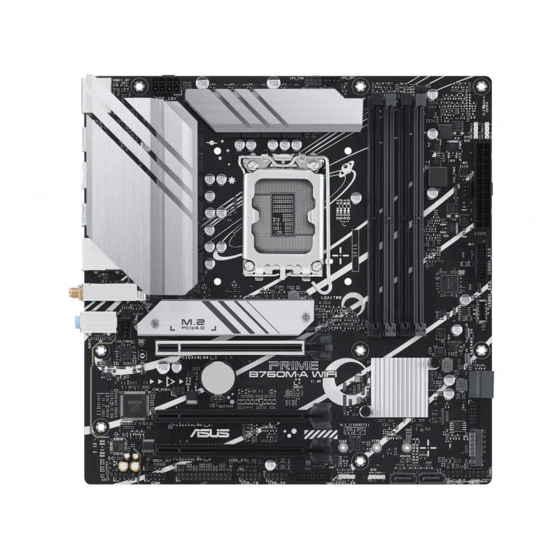 ASUS PRIME B760M-A Intel LGA 1700 128GB Micro ATX Negro - Placa base - Ítem1