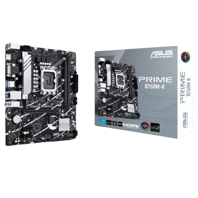 ASUS PRIME B760M-K LGA 1700 micro ATX USB 3.2 Gen 2 - Placa-mãe - Item