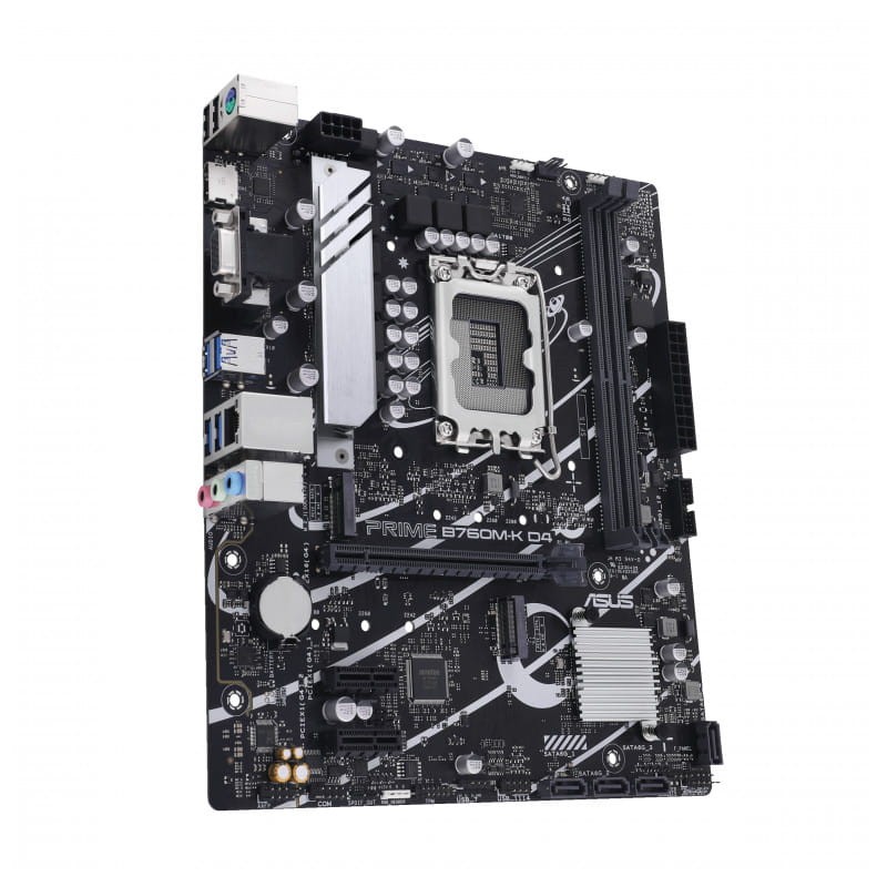 ASUS PRIME B760M-K D4 LGA 1700 micro ATX Gigabit Ethernet - Carte mère - Ítem2