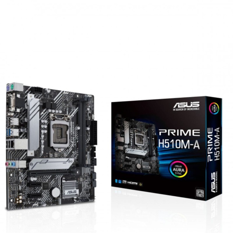 ASUS PRIME H510M-K R2.0 Gigabit Ethernet LGA 1200 (Socket H5) micro ATX – Placa base - Ítem