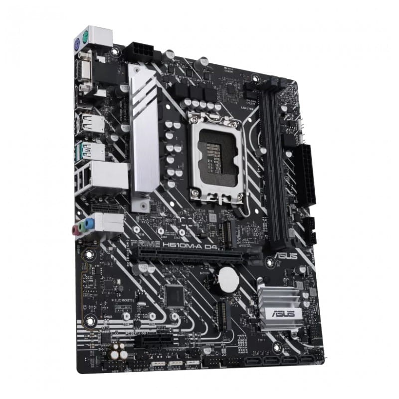 ASUS PRIME H610M-A D4-CSM LGA 1700 micro ATX Gigabit Ethernet - Placa-mãe - Item1