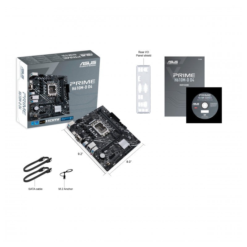 ASUS PRIME H610M-D D4 LGA 1700 micro ATX USB, HDMI, VGA y Ethernet Gigabit – Placa Base - Ítem3