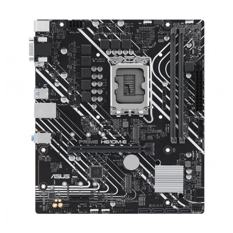 ASUS PRIME H610M-E-CSM LAN Gigabit ATX 24 pines - Placa Base - Ítem1