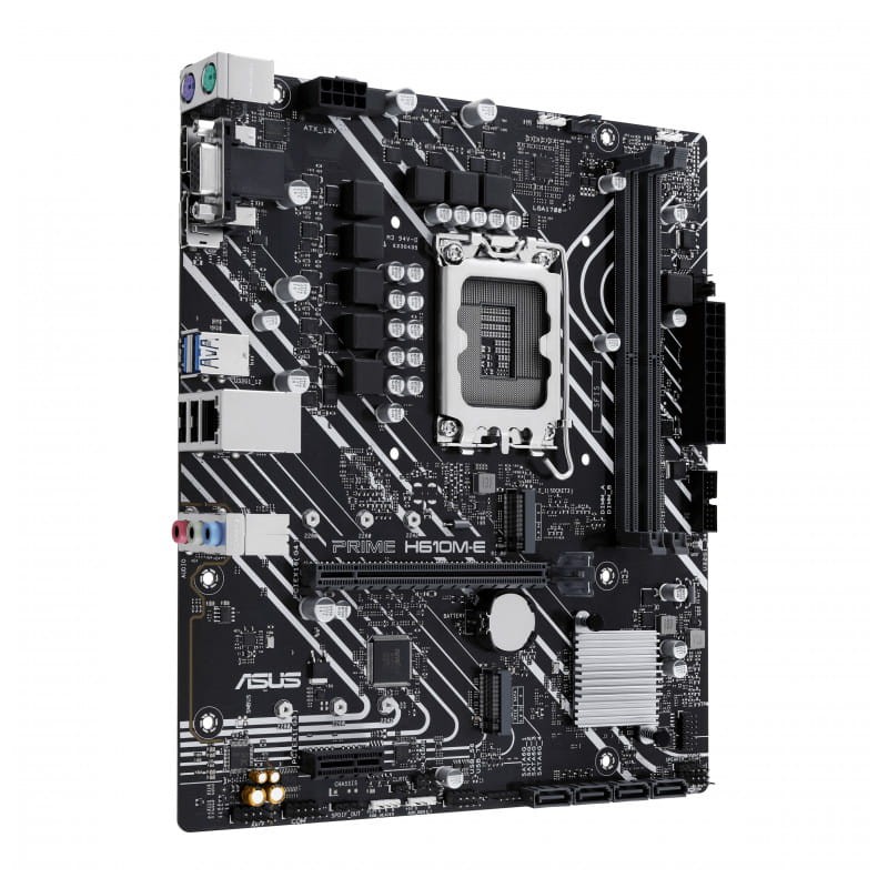 ASUS PRIME H610M-E-CSM Gigabit LAN ATX 24 Pin Motherboard - Placa-mãe - Item2