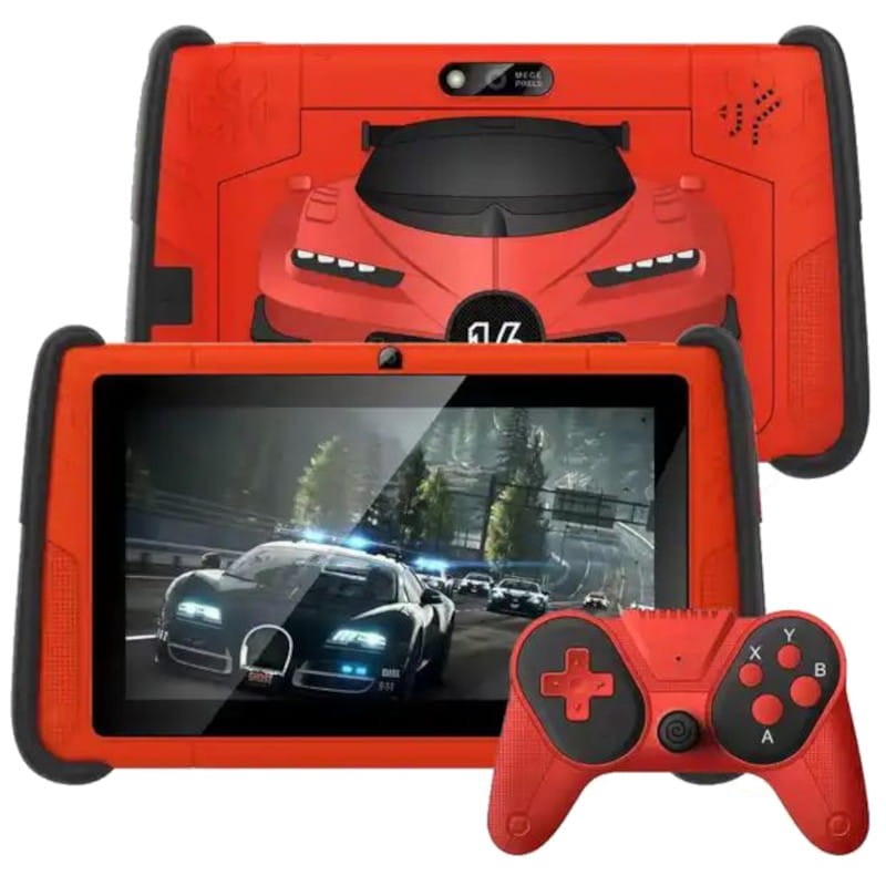 Pritom K7 Pro Sports 4GB/64GB Wifi Vermelho – Tablet para crianças - Item