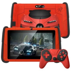 Pritom K7 Pro Sports 4GB/64GB Wifi Rouge – Tablette pour enfants