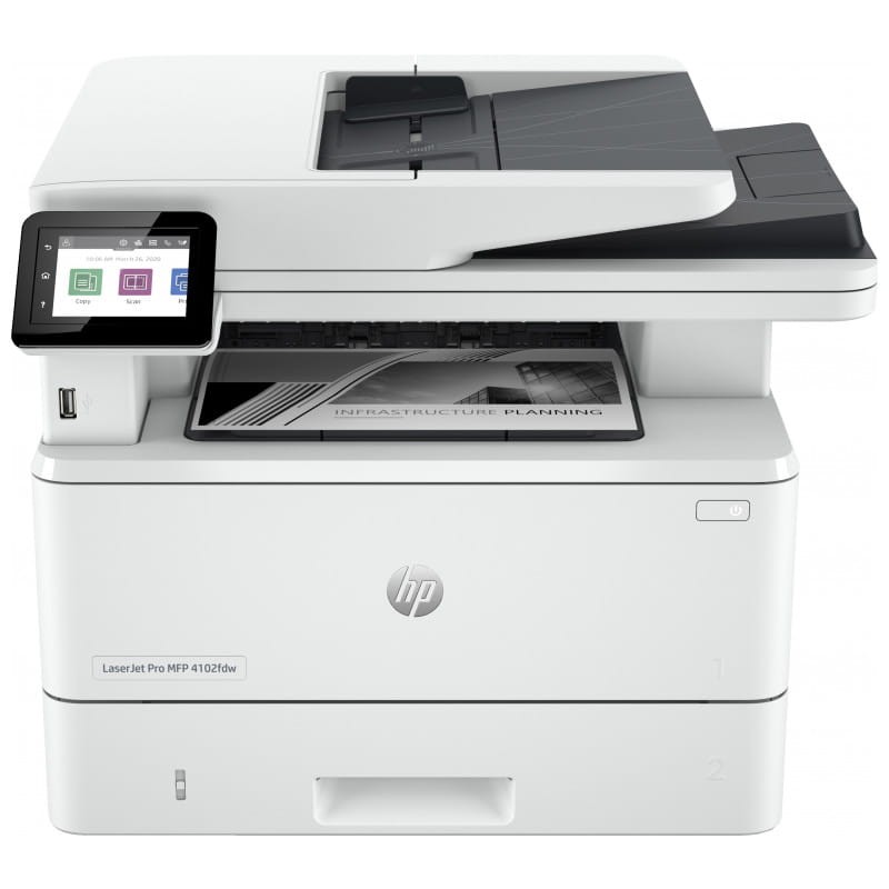 Impressora a laser HP LaserJet Pro 4102fdw - branco - WiFi preto e branco - Impressora a laser - Item