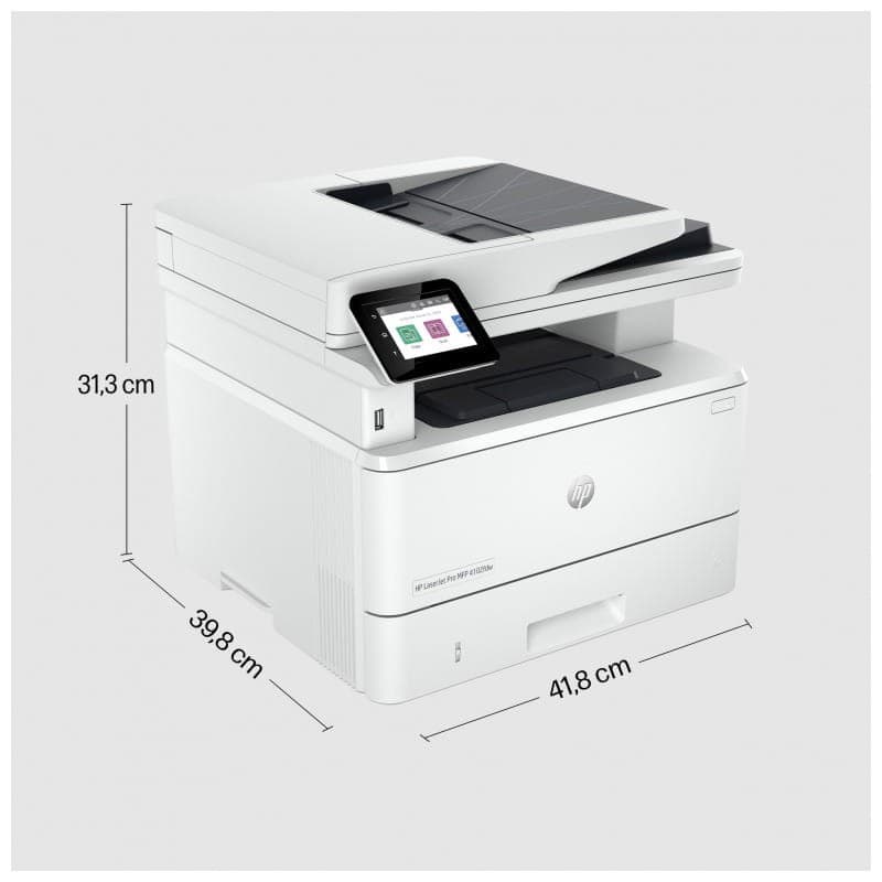 HP LaserJet Pro 4102fdw Laser Preto e Branco WiFi Branco - Impressora laser medida